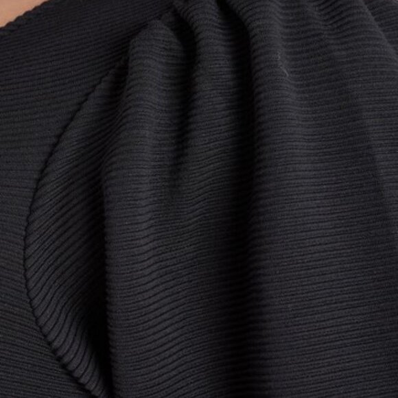 Ottoman Long Sleeve Wrap Jumpsuit by Snag - Black, size F - Picture 5 of 12